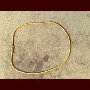 Gold chain necklace